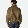 Intrecciato-läderblouson Intrecciato-läderblouson