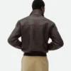 Intrecciato-läderblouson Intrecciato-läderblouson