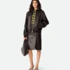 Intrecciato-läderblouson Intrecciato-läderblouson