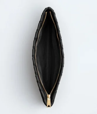 Intrecciato liten platt Pouch
