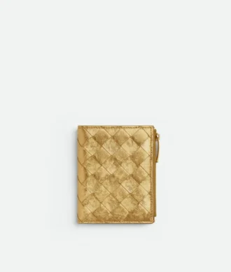 Intrecciato liten plånbok med två fack