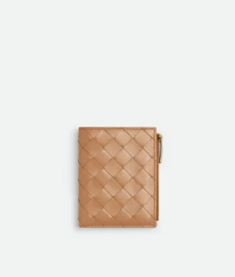 Intrecciato liten plånbok med två fack