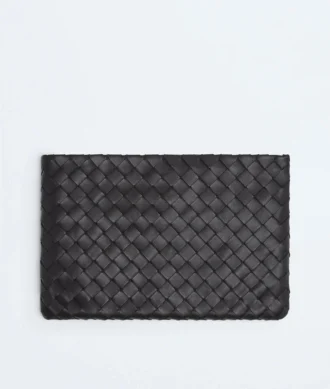 Intrecciato Medium platt Pouch