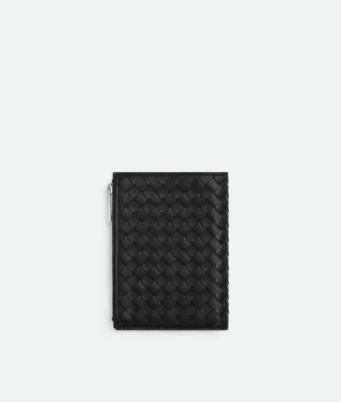 Intrecciato Piccolo passfodral med dragkedja Intrecciato Piccolo passfodral med dragkedja