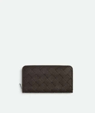 Intrecciato plånbok med dragkedja