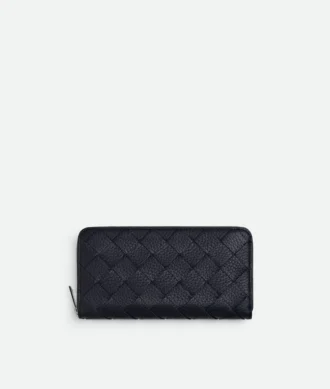 Intrecciato plånbok med dragkedja