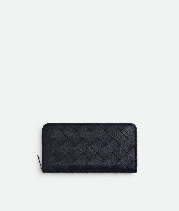 Intrecciato plånbok med dragkedja Intrecciato plånbok med dragkedja