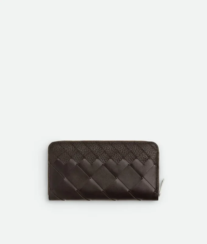 Intrecciato plånbok med dragkedja Intrecciato plånbok med dragkedja