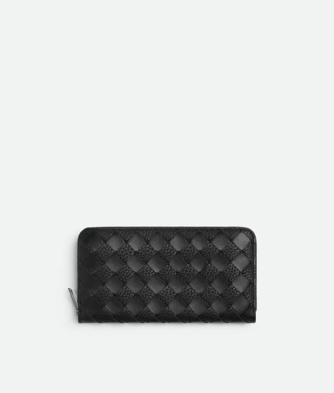 Intrecciato plånbok med dragkedja Intrecciato plånbok med dragkedja