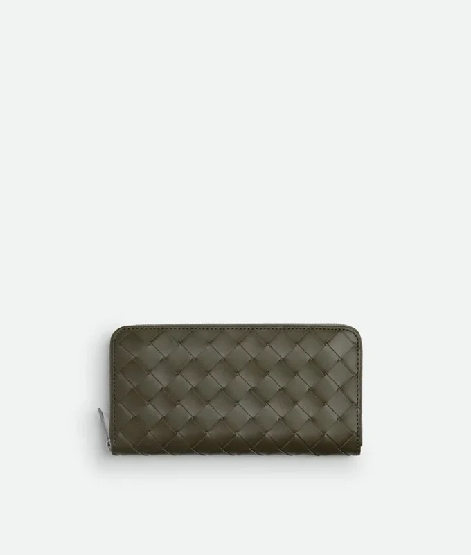 Intrecciato plånbok med dragkedja Intrecciato plånbok med dragkedja