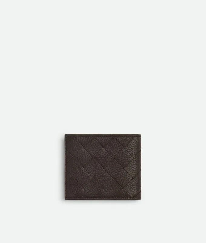 Intrecciato-plånbok med två fack