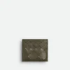 Intrecciato-plånbok med två fack och myntfack Intrecciato-plånbok med två fack och myntfack