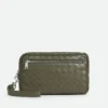 Intrecciato-pouch med handledsrem Intrecciato-pouch med handledsrem