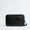 Intrecciato-pouch med handledsrem Intrecciato-pouch med handledsrem