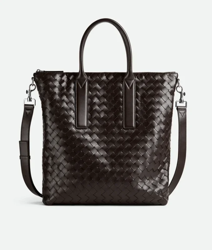 Intrecciato-tote med dragkedja Intrecciato-tote med dragkedja