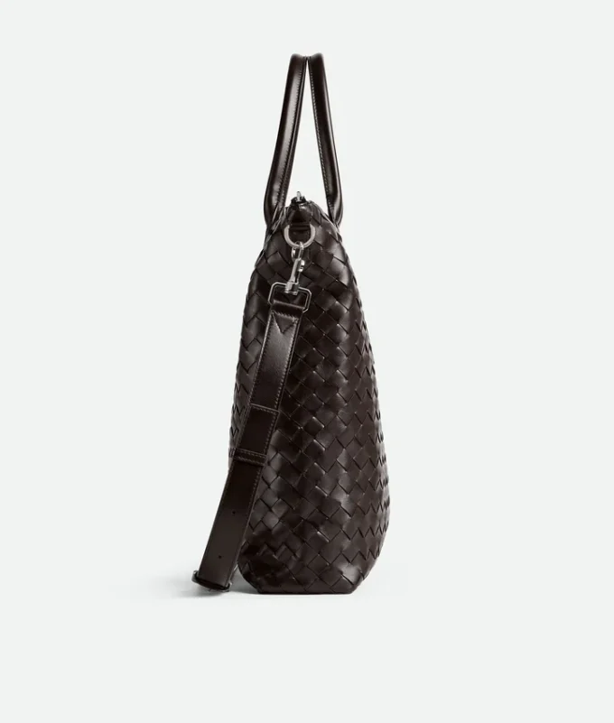 Intrecciato-tote med dragkedja Intrecciato-tote med dragkedja