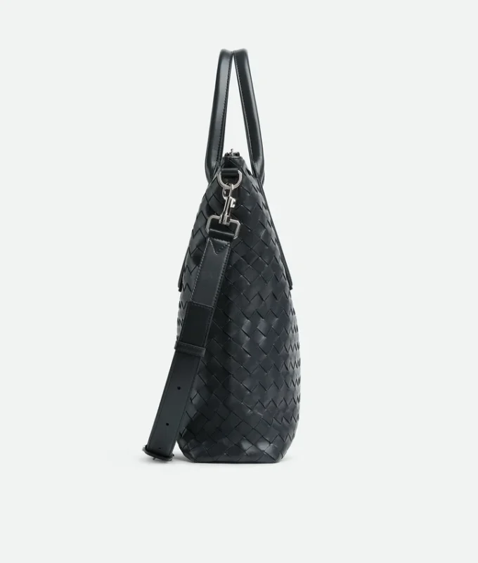 Intrecciato-tote med dragkedja Intrecciato-tote med dragkedja