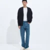 Jeans med raka ben i medium indigo Jeans med raka ben i medium indigo