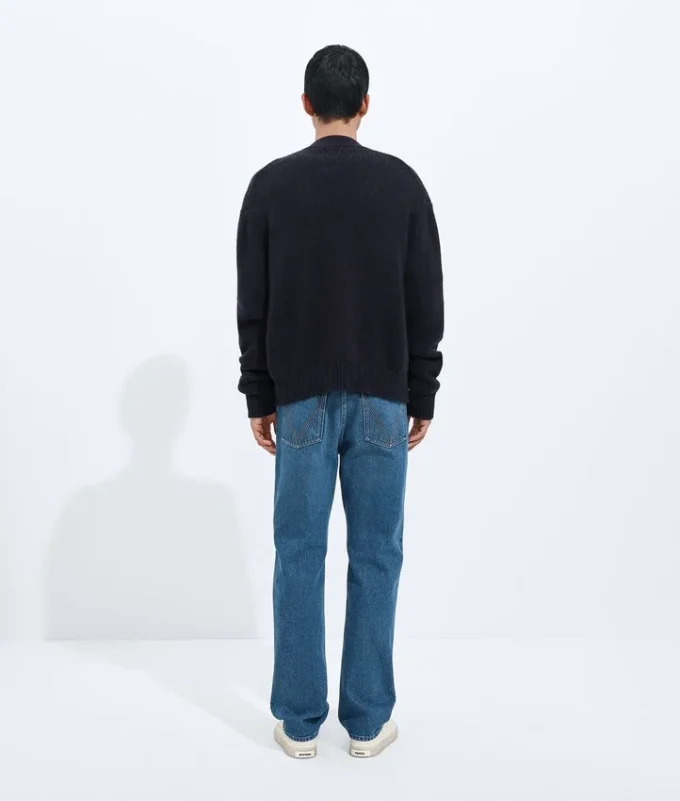 Jeans med raka ben i medium indigo Jeans med raka ben i medium indigo