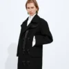 Kappa i gabardin av ull och mohair Kappa i gabardin av ull och mohair