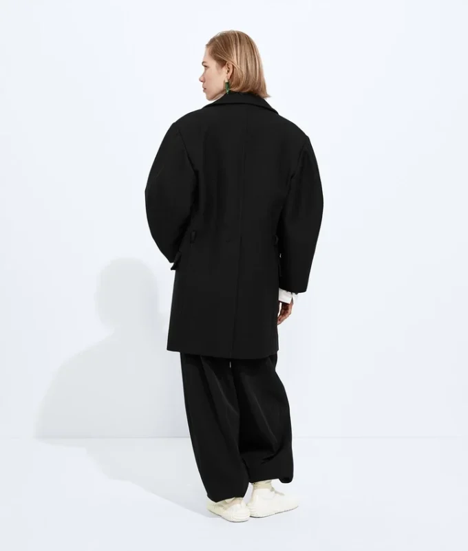 Kappa i gabardin av ull och mohair Kappa i gabardin av ull och mohair