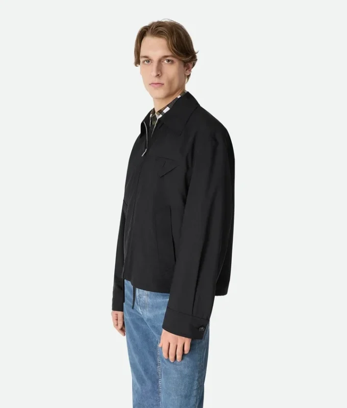 Kimono-blouson i fin ull Kimono-blouson i fin ull