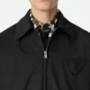 Kimono-blouson i fin ull Kimono-blouson i fin ull