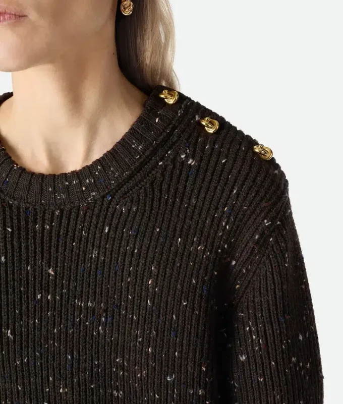 Klänning i engelsk ribbad ull Klänning i engelsk ribbad ull