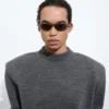 Knot Cat Eye-solglasögon Knot Cat Eye-solglasögon