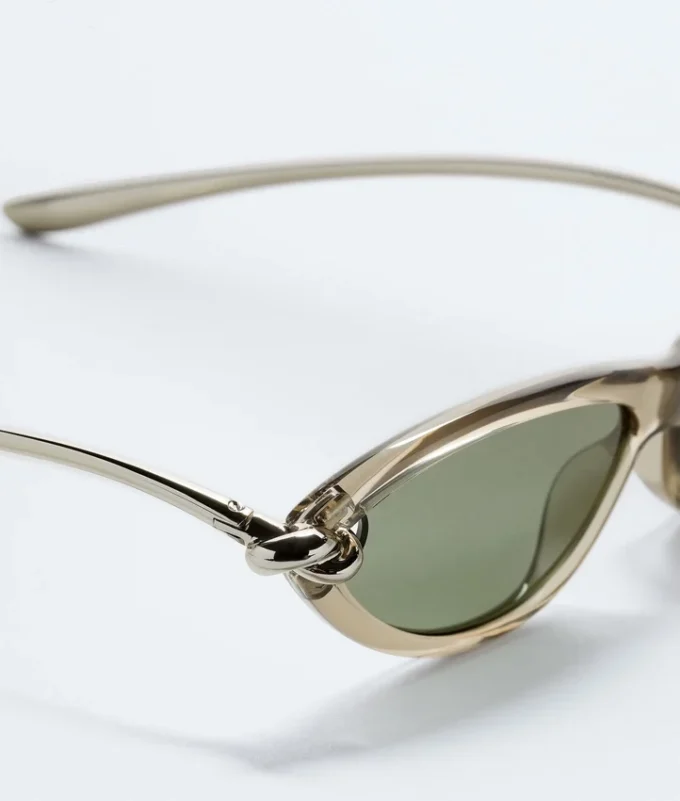 Knot Cat Eye-solglasögon Knot Cat Eye-solglasögon