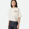 Kort T-shirt i bomullsjersey Kort T-shirt i bomullsjersey