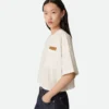 Kort T-shirt i bomullsjersey Kort T-shirt i bomullsjersey