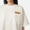 Kort T-shirt i bomullsjersey Kort T-shirt i bomullsjersey