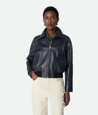Läderblouson
