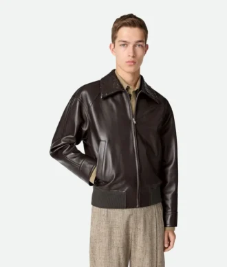 Läderblouson