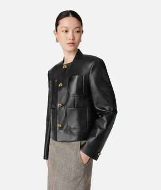 Läderblouson