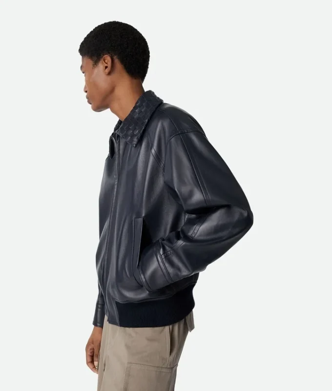 Läderblouson