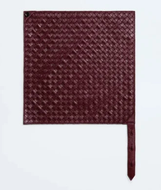 Läderfoulard Intrecciato