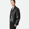 Läderkimono-blouson Läderkimono-blouson