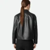 Läderkimono-blouson Läderkimono-blouson