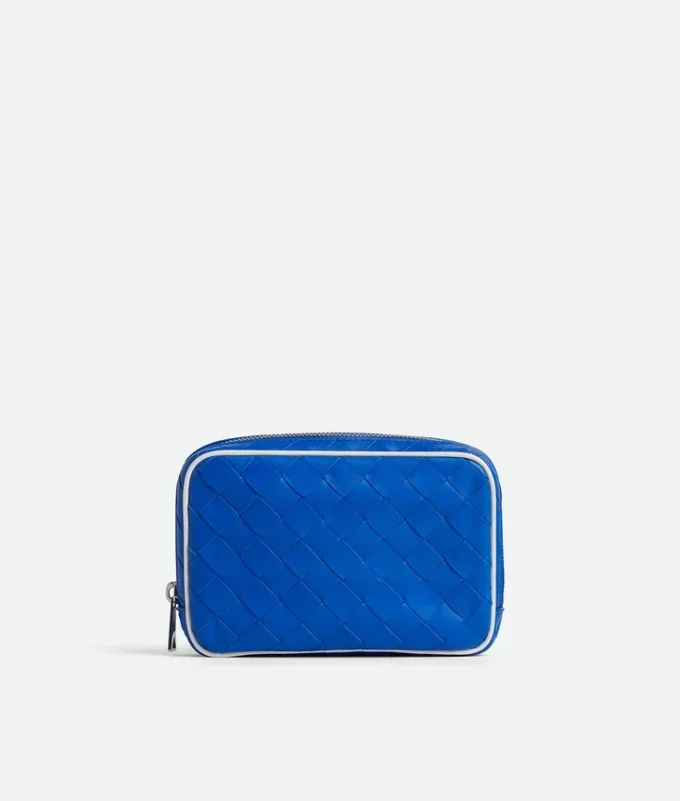 Liten Intrecciato-pouch med dragkedja Liten Intrecciato-pouch med dragkedja