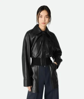 Lätt läderblouson