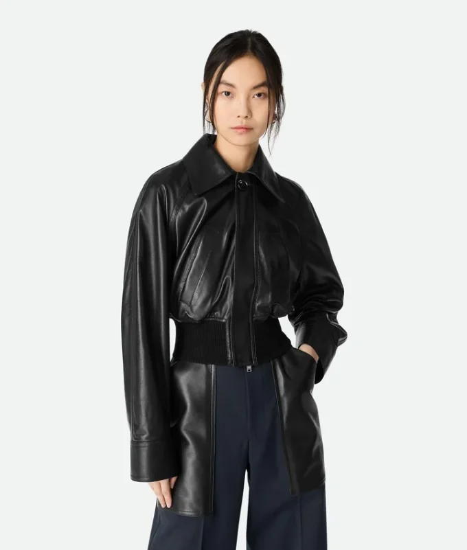 Lätt läderblouson Lätt läderblouson