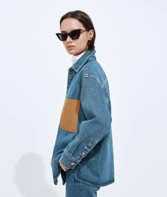 Medium indigo denimskjorta