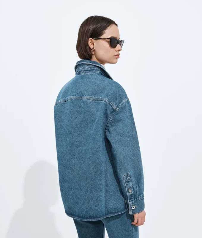 Medium indigo denimskjorta Medium indigo denimskjorta