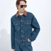 Medium indigo-jeansjacka Medium indigo-jeansjacka
