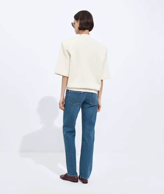 Medium Indigo Straight Jeans Medium Indigo Straight Jeans