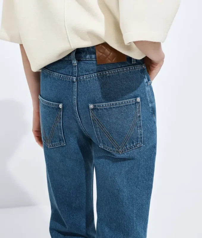 Medium Indigo Straight Jeans Medium Indigo Straight Jeans