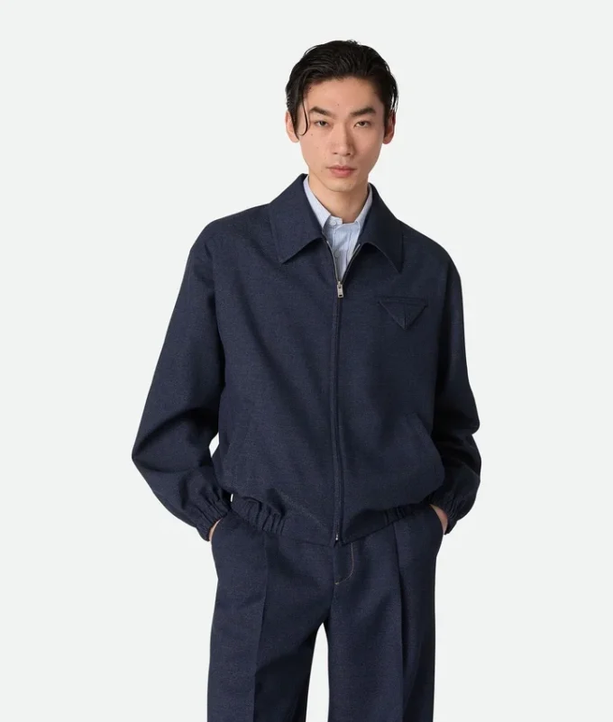 Melange-ullblouson Melange-ullblouson