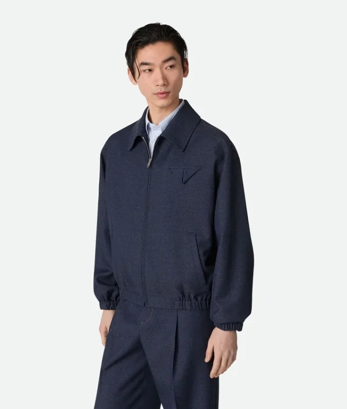 Melange-ullblouson Melange-ullblouson